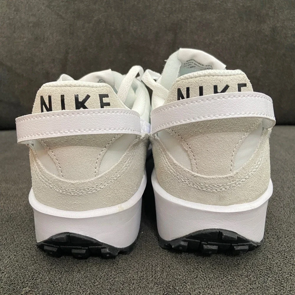 Nike Waffle Debut Women 11 White Grey Retro Lifestyle Runner Sneaker DH9523-100